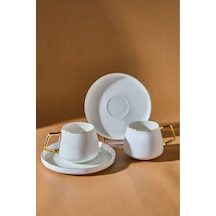 Karaca  Saturn 2 Kişilik Kahve Fincanı Takımı 100 ml Gold