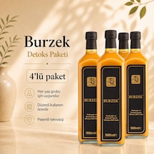 Burzek - Kurkumin Ve Bentonit Kili İçeren Takviye Edici Gıda 1000 Ml 4lü Paket