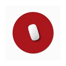 Microcase Oval Tasarım Bilgisayar Laptop Deri Mouse Pad Al5590 Kırmızı