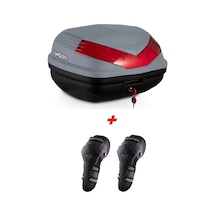 Wogen Wg39 Basic Arka Çanta 39 Litre Nardo Gri + Karbon Dizlik Siyah