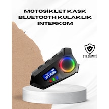 Hubrendy Kargo Bluetooth 5.4 İnterkom Ip65 Toz Ve Su Geçirmez Led Göstergeli