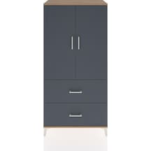 Hyperion Dolap 3 Raflı 2 Çekmeceli 2 Kapaklı 88x44x182 Çam-an... Çam