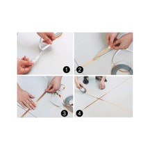 5 Adet Fayans Arası İzolasyon Bandı Kendinden Yapışkanlı Şerit Bant, Duvar Ve Karo Zemin İçin, Gri Silver , Tile Gap Tape