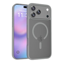 Apple İphone 17 Pro/18 Pro Jota Magsafe Kapak Gri