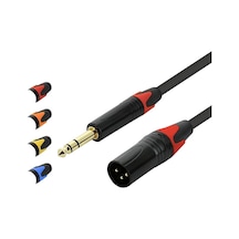 6.3 Mm Erkek- Xlr Erkek Stereo Trs Kablo 10 Metre