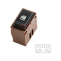 Doğan Slx / Kartal Slx Sağ Tekli - Cam Açma Kapama Düğmesi