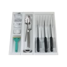 Mutfak, Modüler Bıçaklıklı Set, Beyaz, 41 x 48 cm (Boydan 3,5 cm Kesilebilir)