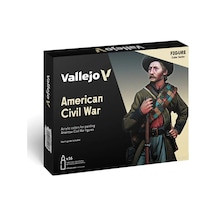 Vallejo 70256, 16x18 Ml. American Civil War Model Color Maket Boyası Seti Standart
