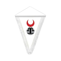 Altın Ordu Devleti - 17 Eski Türk Devletleri Bayrağı - Hatıra Üçgen Flama Bayrak 1
