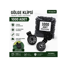 1000 Adet Gölge Filesi Klipsi Sera Filesi Sabitleme Klipsi Güneşlik Örtü Klipsi Yerli Üretim Uv Dayanımlı Renkli