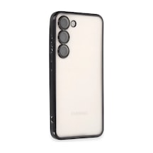 Galaxy S23 Kılıf Razer Lensli Silikon - Siyah
