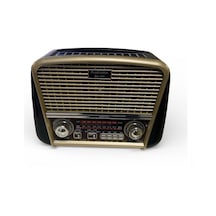 18 Cm 3 Bant Nostajik Usb Bluetooth Radyo 3702