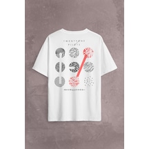 Twenty One Pilots Logo Stressed Sırt Ön Baskılı Oversize Tişört Unisex T-shirt 001