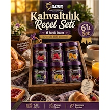 Reçel Seti Kahvaltılık 6 Adet %65 Meyveli