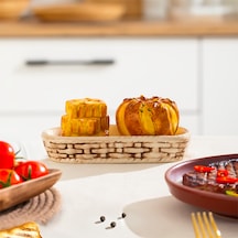 Porsima Mıo-038-1 Kuru Pasta Motifli 2li Standlı Tuzluk Biberlik Seti Çok Renkli