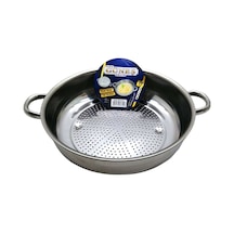 No-1 - 26cm Basık Süzek Metal Süzgeç 4915 Çok renkli