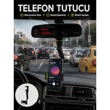 Dikiz Aynası Telefon Tutucu Katlanabilir Ayarlanabilir Araç İçi Telefon Standı A