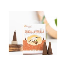 Sandal & Vanilya Aromalı Organik Kömürsüz Konik Tütsü