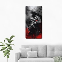 Cam Tablo Modern Art Serisi Hero - Türk Askeri 40x80