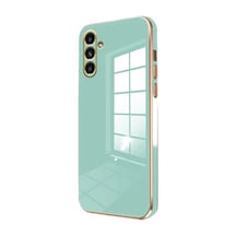 Samsung Galaxy Uyumlu A15 4g Kılıf Volet Silikon - Açık Yeşil