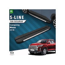 S-dizayn Ssangyong Musso S-line Krom Yan Basamak 203 Cm 2018 Üzer