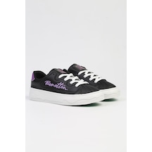 United Colors Of Benetton Benetton Bnı-10102 4211 Siyah Beyaz-ithal Platform Topuk Kadın Sneaker 001