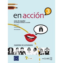 En Accion 3 Cuaderno de Actividades (Etkinlik Kitabı + D) İspanyolca Orta-üst Seviye - Carolina Osinaga -  Marisa Lomo - Nüans
