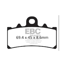 Ebc Fren Balatası Sinter Fa606hh 2020-2023 Ktm 250 Adventure Ön