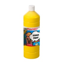 Ponart School Paint Tempera Boya 1000 Ml. Psp-2202 Prımer Sarı