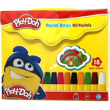 Play-doh Çantalı 18'li Pastel Boya Çok Renkli