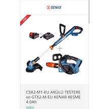 Csx2-m1-eu Akülü Testere Ve Gtx2-m-eu Kenar Kesme 4.0ah Tek Akülü