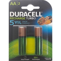 Duracell Ş Arj Edilebilir Kalem Pil 2&apos Li Aa 2500 Mah