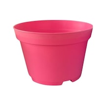 Katı Plastik Sukulent Saksısı Sera Ekipmanları 15 Adet Pembe 8.5 Cm