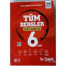 6.Sınıf Tüm Dersler Soru Bankası 2019 Baskı Sınav Yayınları