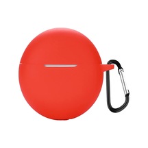 Microsonic Oppo Enco Buds 2 Uyumlu Mat Silikon Kılıf Kırmızı