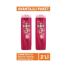 Elidor Brezilya Keratin Terapisi Şampuan 2 X 400ml - 8 Adet Tarı