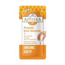 Apitera Up Doğal Bal, B Vitaminleri, Kırmızı Ginseng, Guarana Ve Propolis İçeren Takviye Edici 7'li Saşe