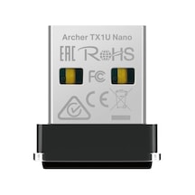 Archer Tx1u Nano Ax300 Mbps, Nano Tasarım, Tak Ve Çalıştır, Linux Ve Windows 11/10/7 Destekli, Wi-fi 6 Usb Adapt