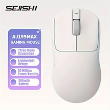 Besthome1 Aj199 Max Paw 3395 2.4ghz Kablosuz 3 Mod Oyun Ofis Faresi Beyaz Diğer