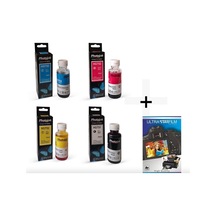 Photoink Hp Psc 720 Mürekkep Seti 4'lü +  Fotoğraf Kağıdı 20 Adet