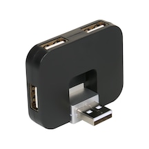 Yaleker Usb2.0 4 Port Hub Dönen Usb Hub, Bilgisayar Klavye Fare Usb Çevirici, 480mbps Hızlı Veri Aktarımı, Dizüstü Masaüstü Uyumlu