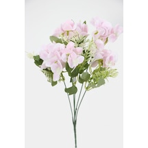 Yapay Küçük Islak Ortanca Demeti 32 Cm Pudra
