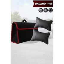 Daewoo Tico Uyumlu Siyah Renk Koltuk Yastığı Bagaj Çantası Lüks Model