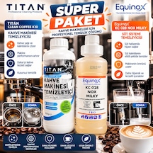 Tıtan Clean Coffee K10 + Equinox Kc 028 Nox Mılky Profesyonel Kahve Makinesi Temizlik Seti