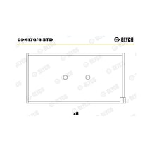 Kol Yatak - Fiat 125, Tipo, Croma, Uno, Ritmo, 131, Regata, 238, Argenta, Elba, Premio, Egea - Glyco-0141764std 42099642