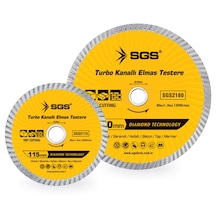 Sgs Turbo Kanallı Elmas Testere 180 MM Sgs2180
