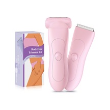 Tıraş Makinesi Özel Tıraş Cihazı Çift Kafa Epilasyon Cihazı Kasık Kılı Düzeltici Elektrikli Kazıyıcı Bayan Epilatör Hk500a Tozu İkisi Bir Arada