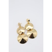 Çelik Küpe 14 K-17224 60mm Çok Renkli