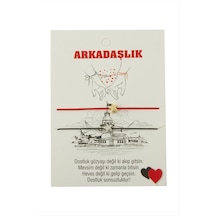 Yıldız Arkadaşlık İp Bileklik 2 Adet Çok Renkli