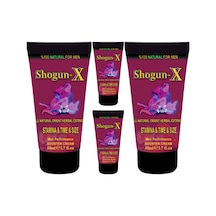Shogunx Extra Size Cream 4 Adet 50ml Erkeklere Özel "günlük" Penisbakım Masaj Kremi